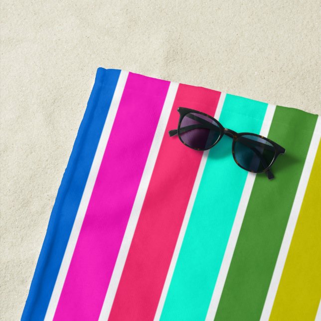 Serviette De Plage Bandes thermiques (En situation)