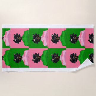 Serviette de plage Bantu Knots