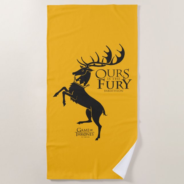 Serviette De Plage Baratheon Sigil (Devant)
