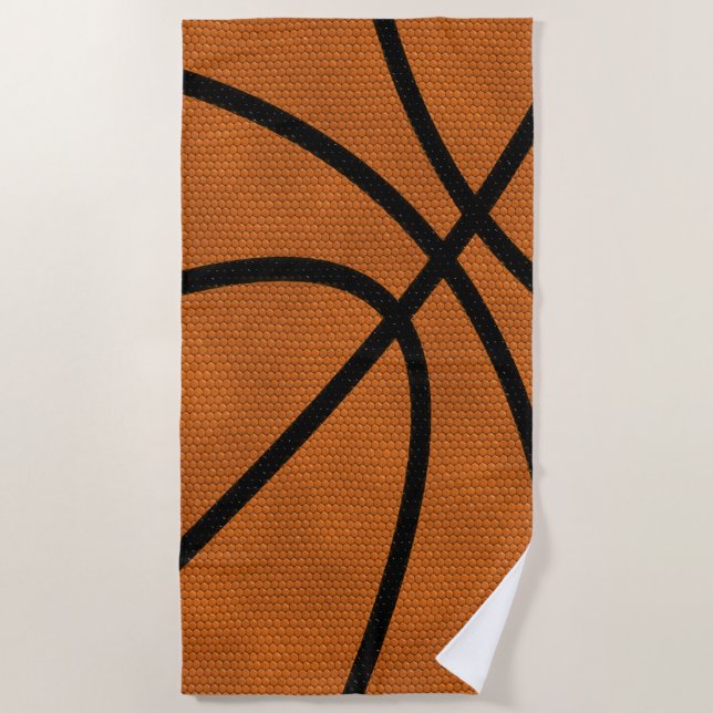 Serviette De Plage Basket-ball (Devant)
