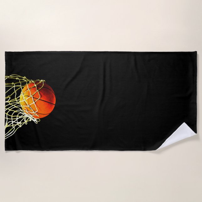 Serviette De Plage Basket-ball I Love (Devant)