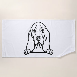 Serviette De Plage Basset Hound
