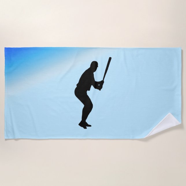 Serviette De Plage Bateball Bateball Blue Sports (Devant)