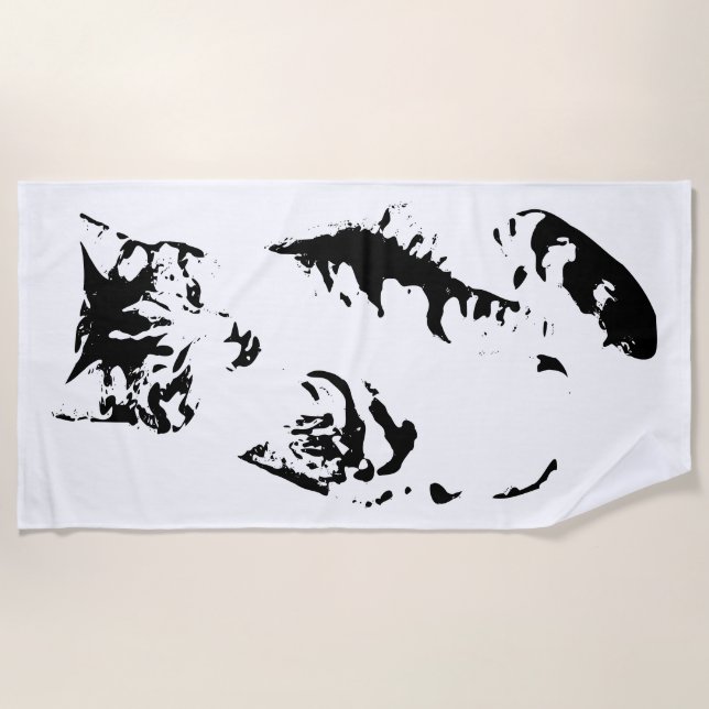 Serviette De Plage Bath Time Drame (Devant)