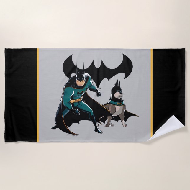 Serviette De Plage Batman & Ace (Devant)