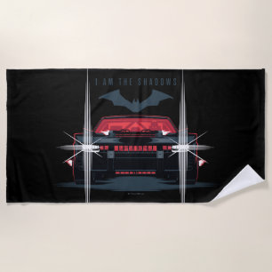 Serviette De Plage Batman Batmobile - Je Suis L'Ombre