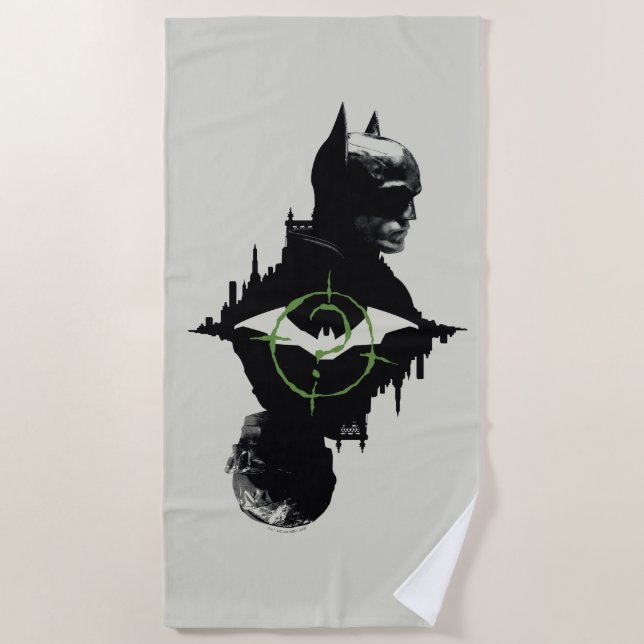 Serviette De Plage Batman & The Riddler Dual Character Graphic (Devant)