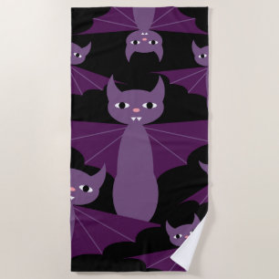 Serviette De Plage Battes pourpres