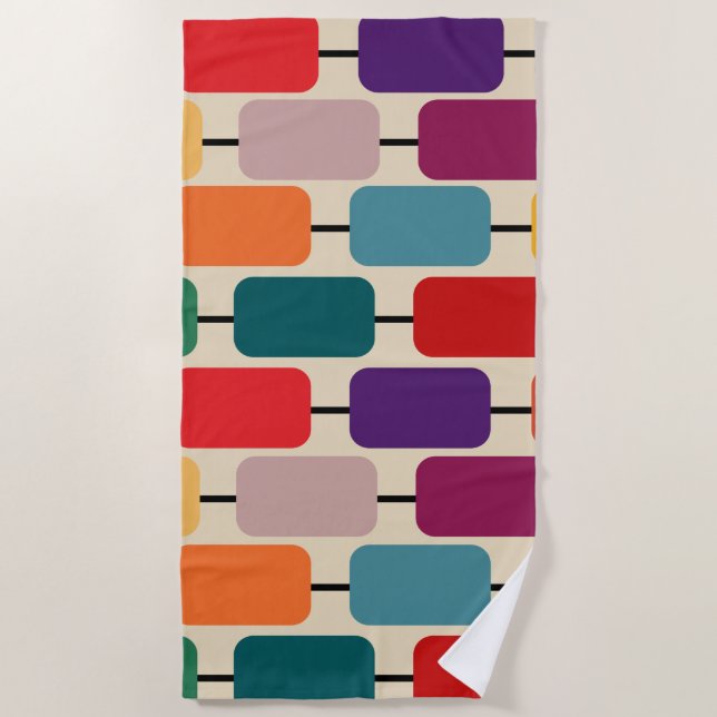 Serviette De Plage Bauhaus Abacus (Devant)