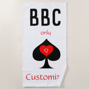 Serviette De Plage BBC Seule pique lame signe Thunder_Cove