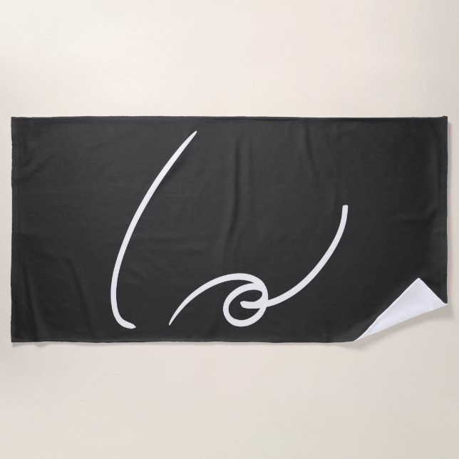 Serviette De Plage Be Kind Shorthand (Devant)