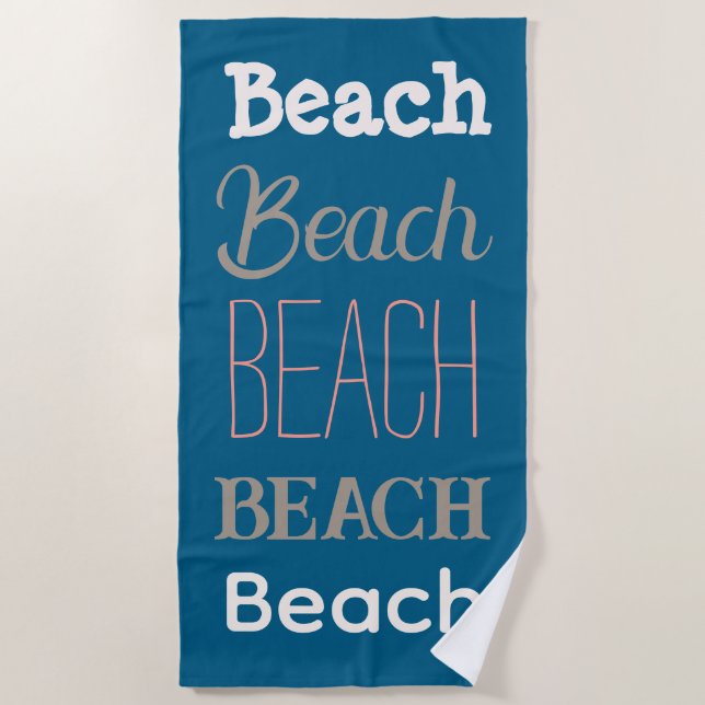 Serviette De Plage Beach  (Devant)