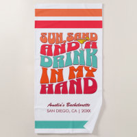 Beach Bachelorette Party Super Sun Sand Boisson