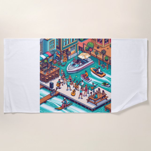 Serviette De Plage Beach Towel (Devant)