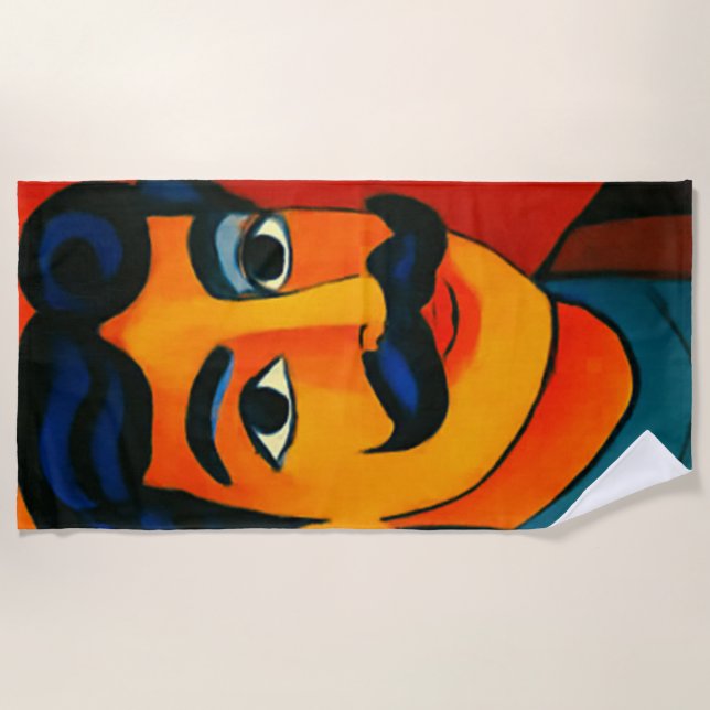 Serviette De Plage beach towel (Devant)