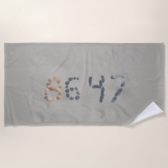 Serviette De Plage Beach Towel (Devant)