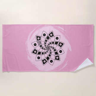 Serviette De Plage Beach towel "Fibonacci" (hand drawn)