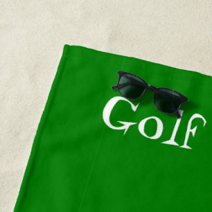 Serviette De Plage Beach Towel Golf Design