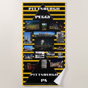 Serviette De Plage Beach Towel Pittsburgh Photos PERSONNALISER