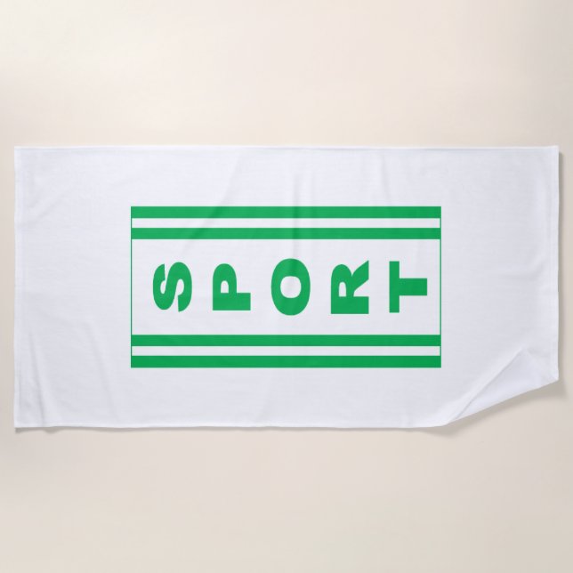 Serviette De Plage Beach Towel  SPORT  (Devant)
