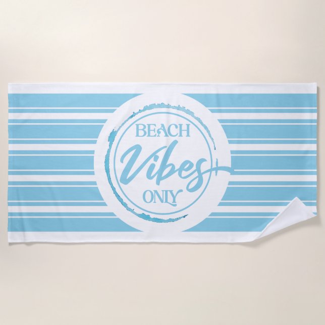 Serviette de plage Beach Vibes (Devant)
