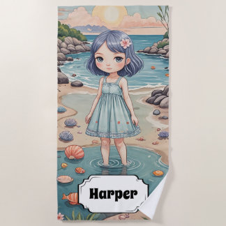 Serviette De Plage Beachcomber's Bliss Personnalisé