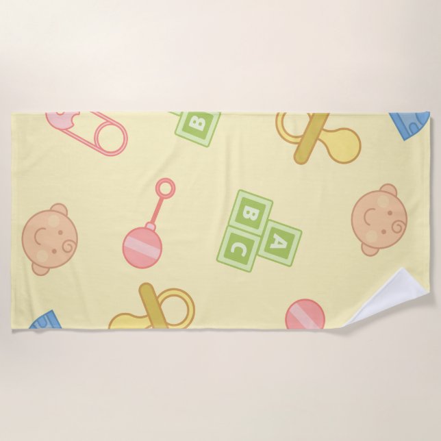 Serviette De Plage Bébé (Devant)
