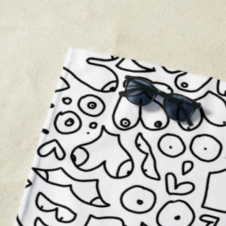 Serviette De Plage Bébé féministe drôle