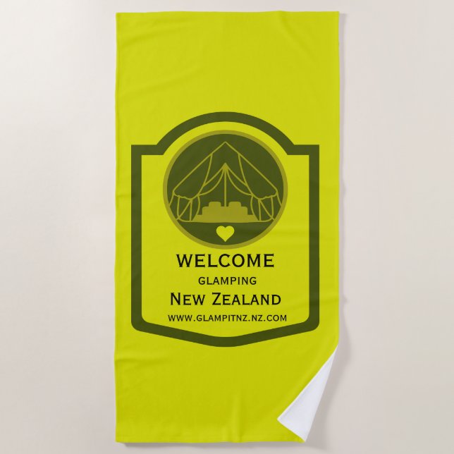 Serviette De Plage Bell Tent Glamping (Devant)