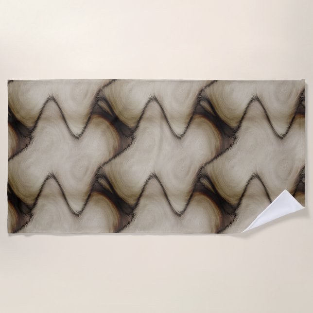 Serviette De Plage Belle abstraction laisse une impression durable (Devant)