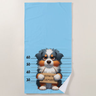 Serviette De Plage Berger Australien vilain