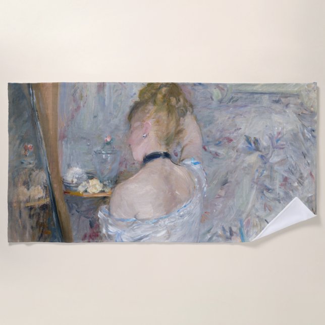 Serviette De Plage Berthe Morisot - Femme à sa Toilette (Devant)