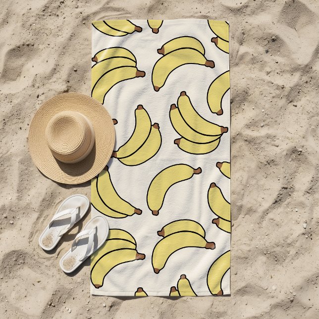 Serviette De Plage Beurre banane Parade Jaune (Créateur téléchargé)