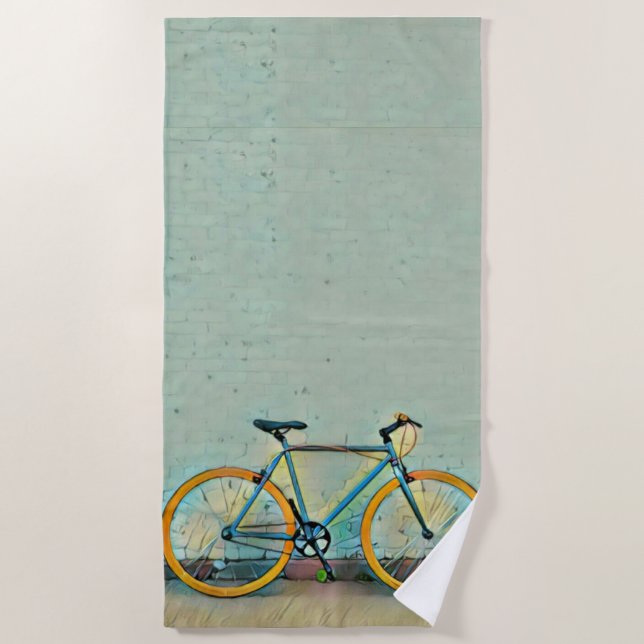 Serviette De Plage Bicycle gifts for her (Devant)