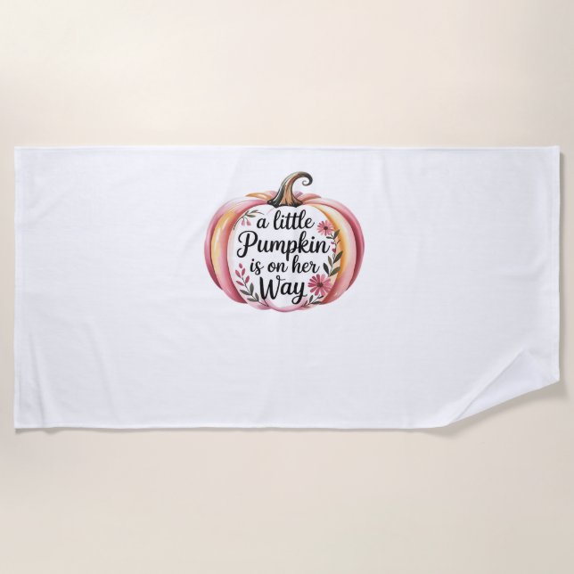 Serviette De Plage Bigfoot Turquie Citrouille Thanksgiving Day Classi (Devant)