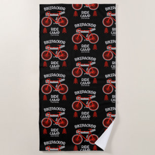 Serviette De Plage Bikepacking Débordement Tourisme Camping