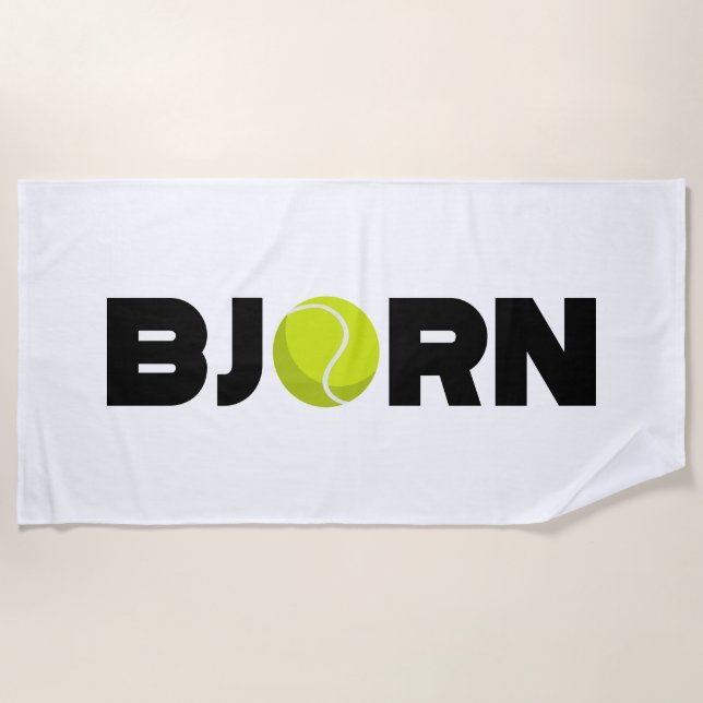 Serviette De Plage Bjorn Tennis (Devant)