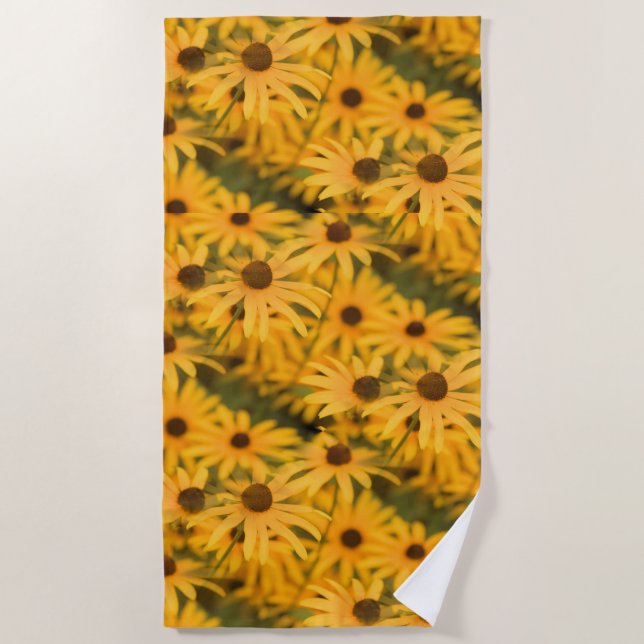 Serviette De Plage Black Eyed Susan Blooms (Devant)