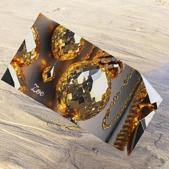 Serviette De Plage Blink ! Belle bijoux de chaos en or (Créateur téléchargé)