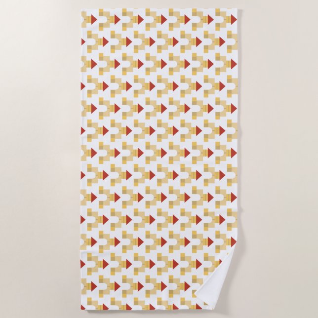 Serviette De Plage blocs de construction (Devant)