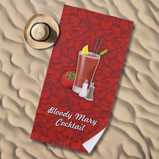 Serviette De Plage Bloody Mary (Créateur téléchargé)