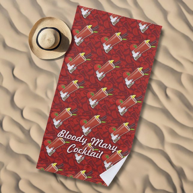Serviette De Plage Bloody Mary (Créateur téléchargé)