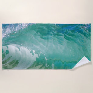 Serviette De Plage Blue Ocean Summer Beach Waves