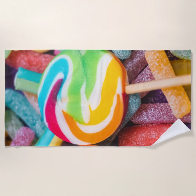 Serviette De Plage bonbons (Devant)
