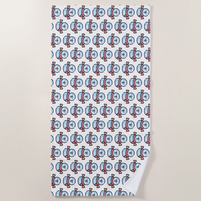 Serviette De Plage bonhomme (Devant)