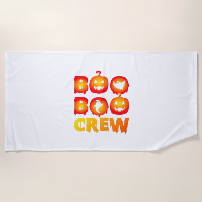 Serviette De Plage Boo Boo Crew T-Shirt surdimensionné (Devant)