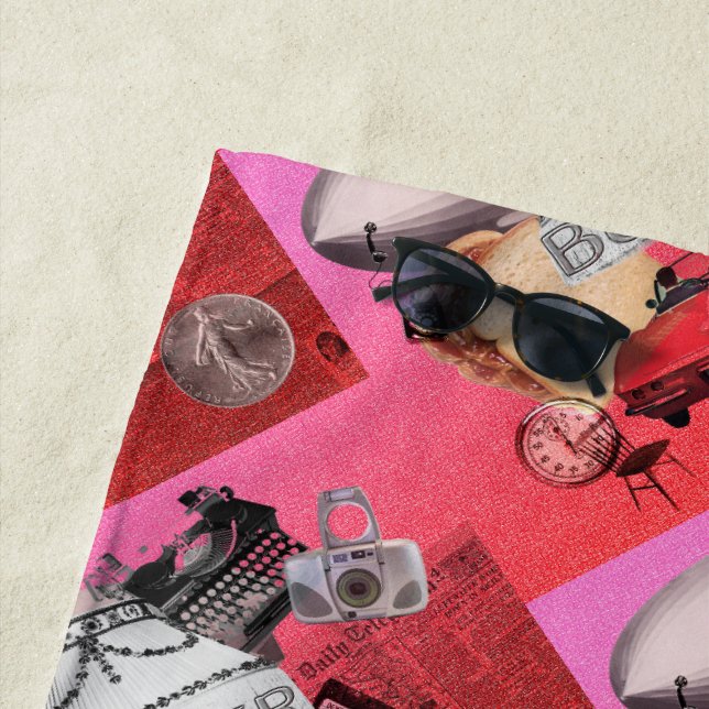 Serviette De Plage BOOMER Nostalgique (En situation)