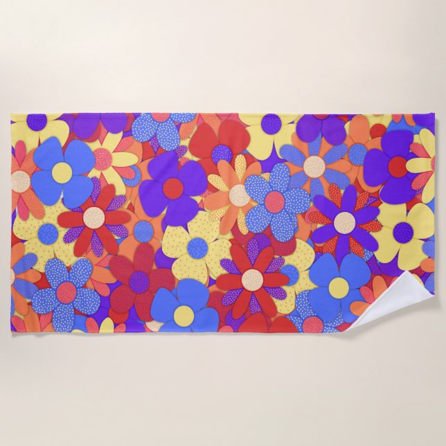 Serviette De Plage Bouquet bouillonnant (Devant)