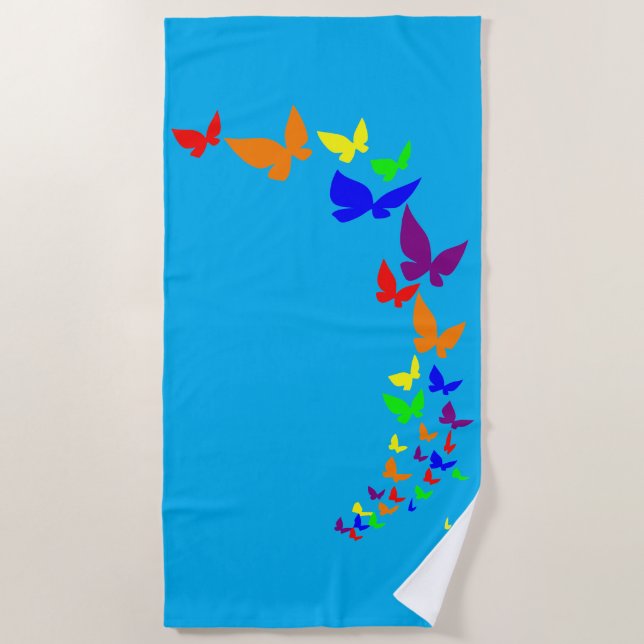 SERVIETTE DE PLAGE BOUTEILLE DE PLANCHE (Devant)