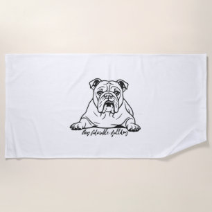 Serviette De Plage Bouvier adorable